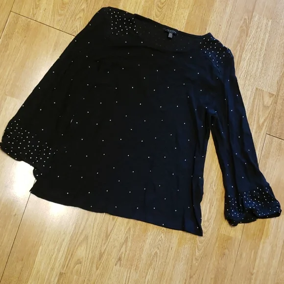 Lucky Brand polka dot top sz N - Picture 1 of 4